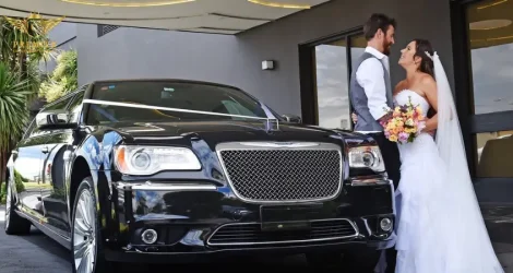 bride-groom-chauffeur-car-arrival